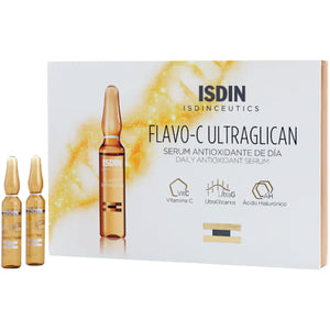 ISDIN Flavo-C Ultraglican Daily Antioxidant Serum 10 Ampoules